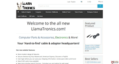 Desktop Screenshot of llamatronics.com